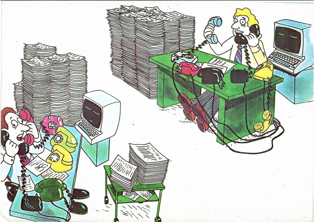 Paperwork on a desk