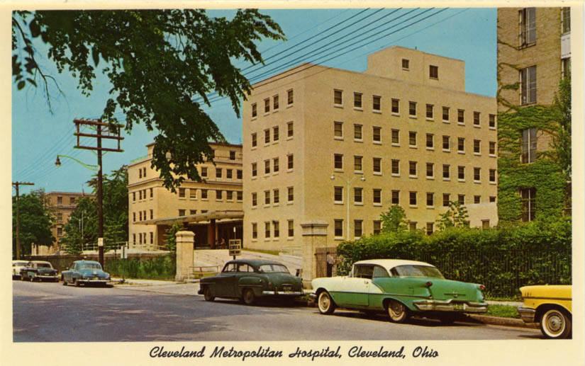 A hospital building exterior